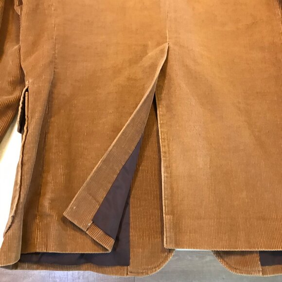 Vintage Montgomery Wards Tan Corduroy 2 Button Blazer Jacket R40 - Picture 11 of 12